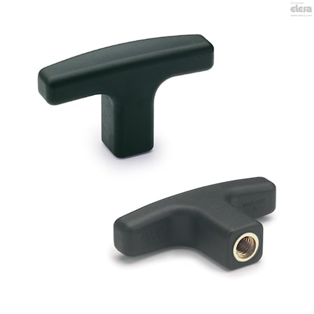 Elesa Plain or threaded hole, L.652/80 B-3/8-16 L.652-B (inch sizes)